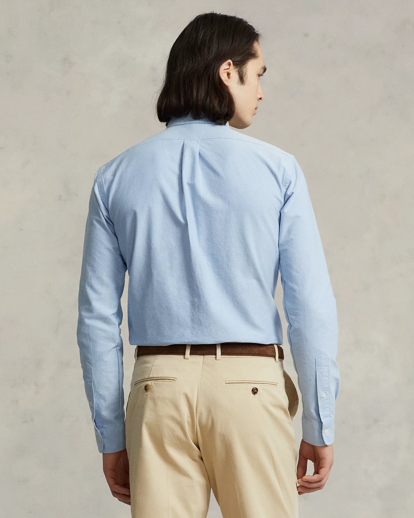 CAMISA OXFORD CUSTOM FIT AZUL