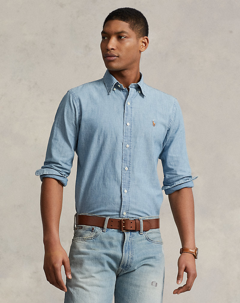 CAMISA CUSTOM FIT CHAMBRAY