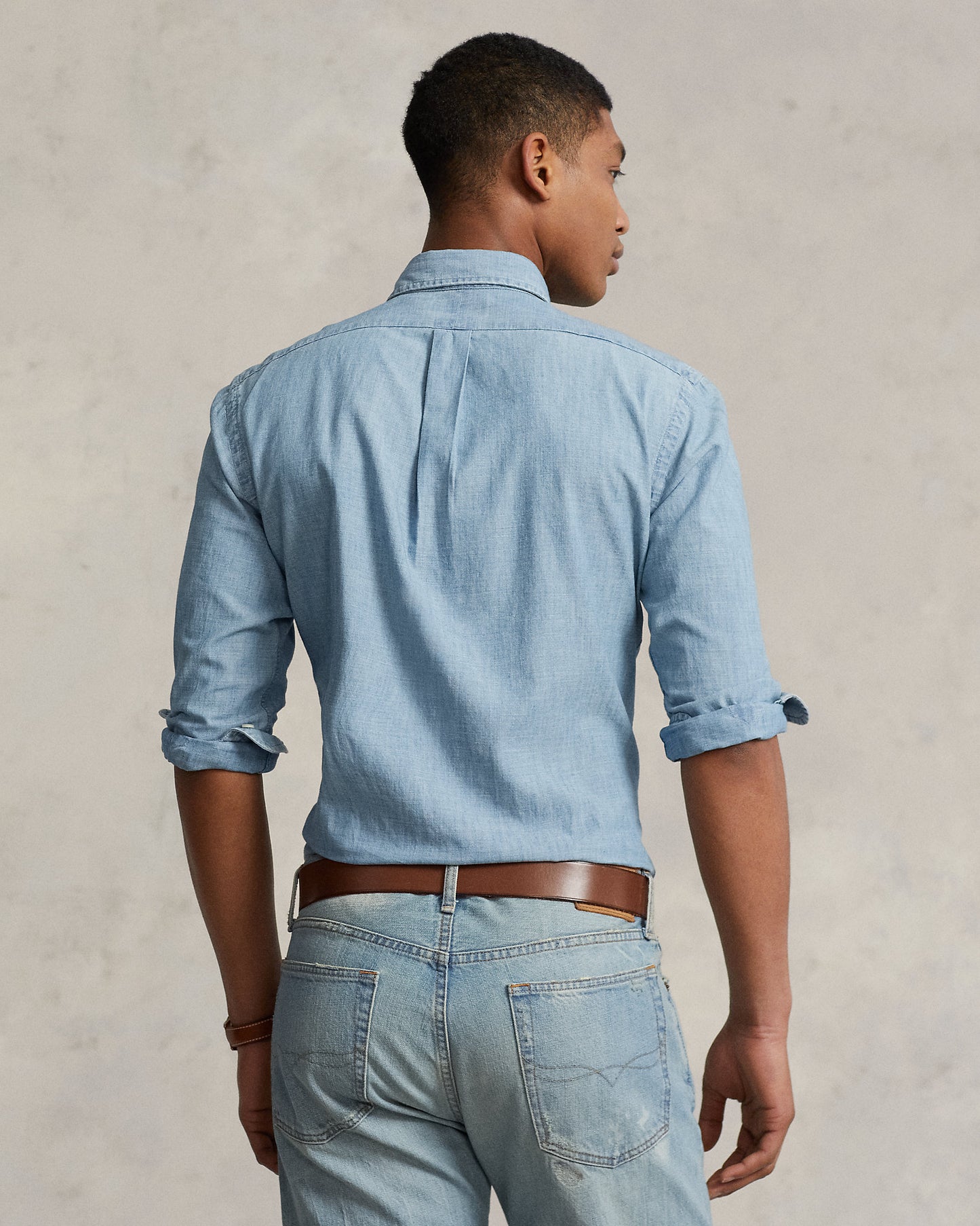 CAMISA CUSTOM FIT CHAMBRAY