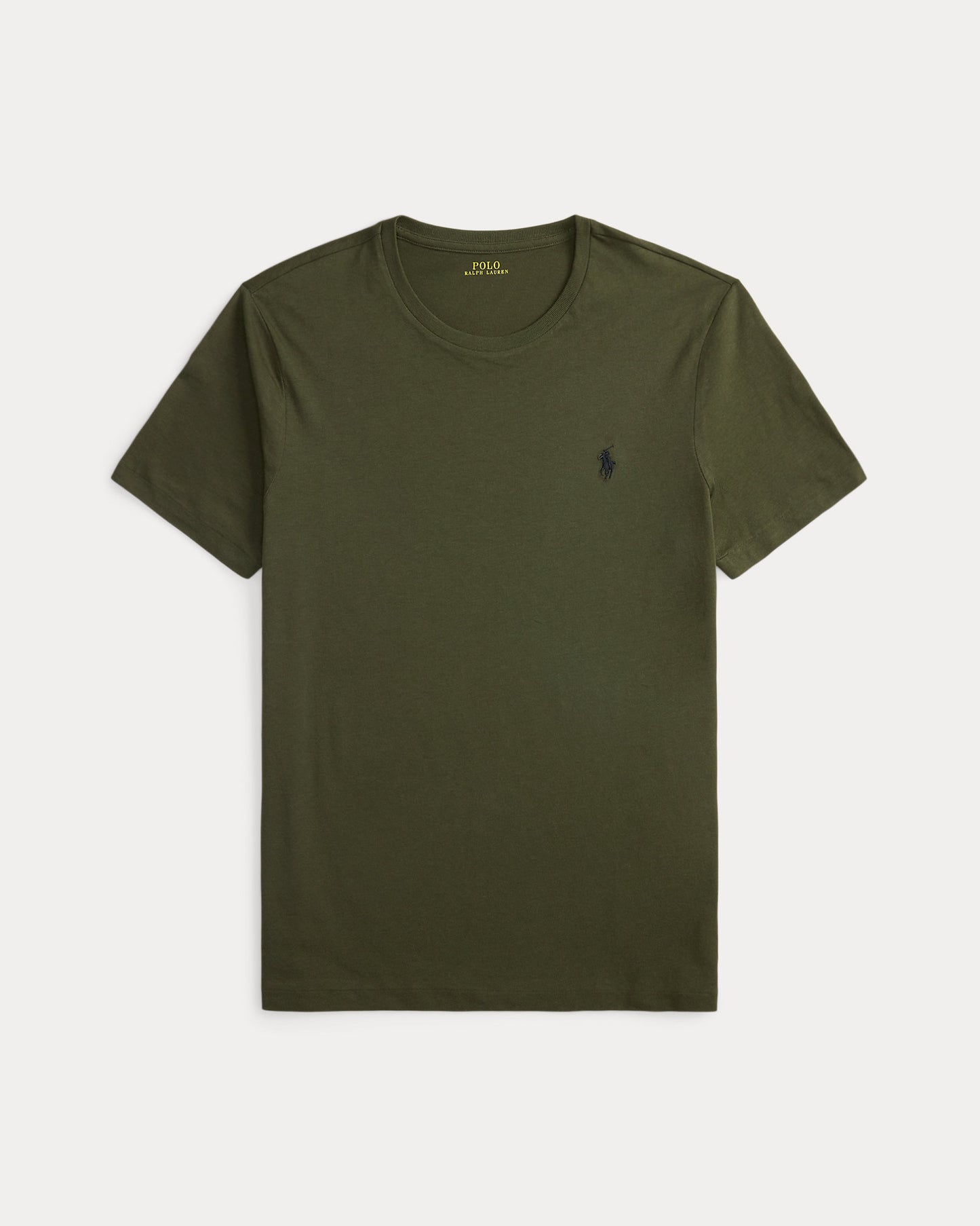 CAMISETA CUSTOM SLIM FIT ALGODON DE PUNTO COMPANY OLIVE
