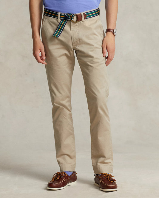 PANTALÓN CHINO SLIM FIT STRETCH BEIGE