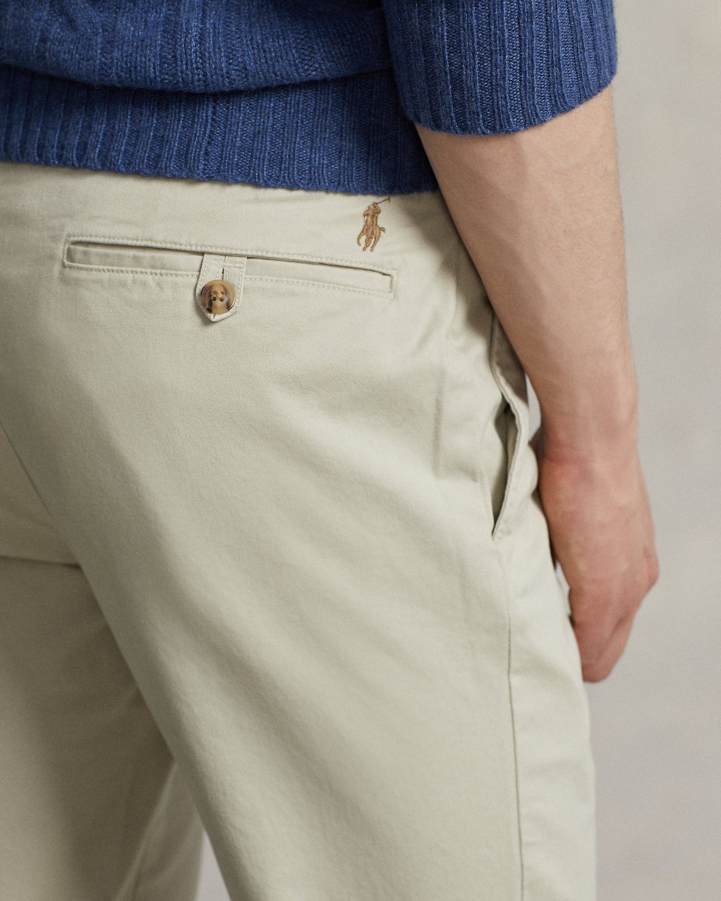 PANTALON CHINO STRETCH SLIM FIT SAND