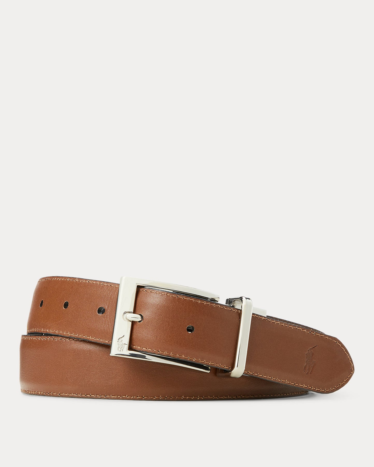 CINTURON EN CUERO REVERSIBLE BLACK/BROWN