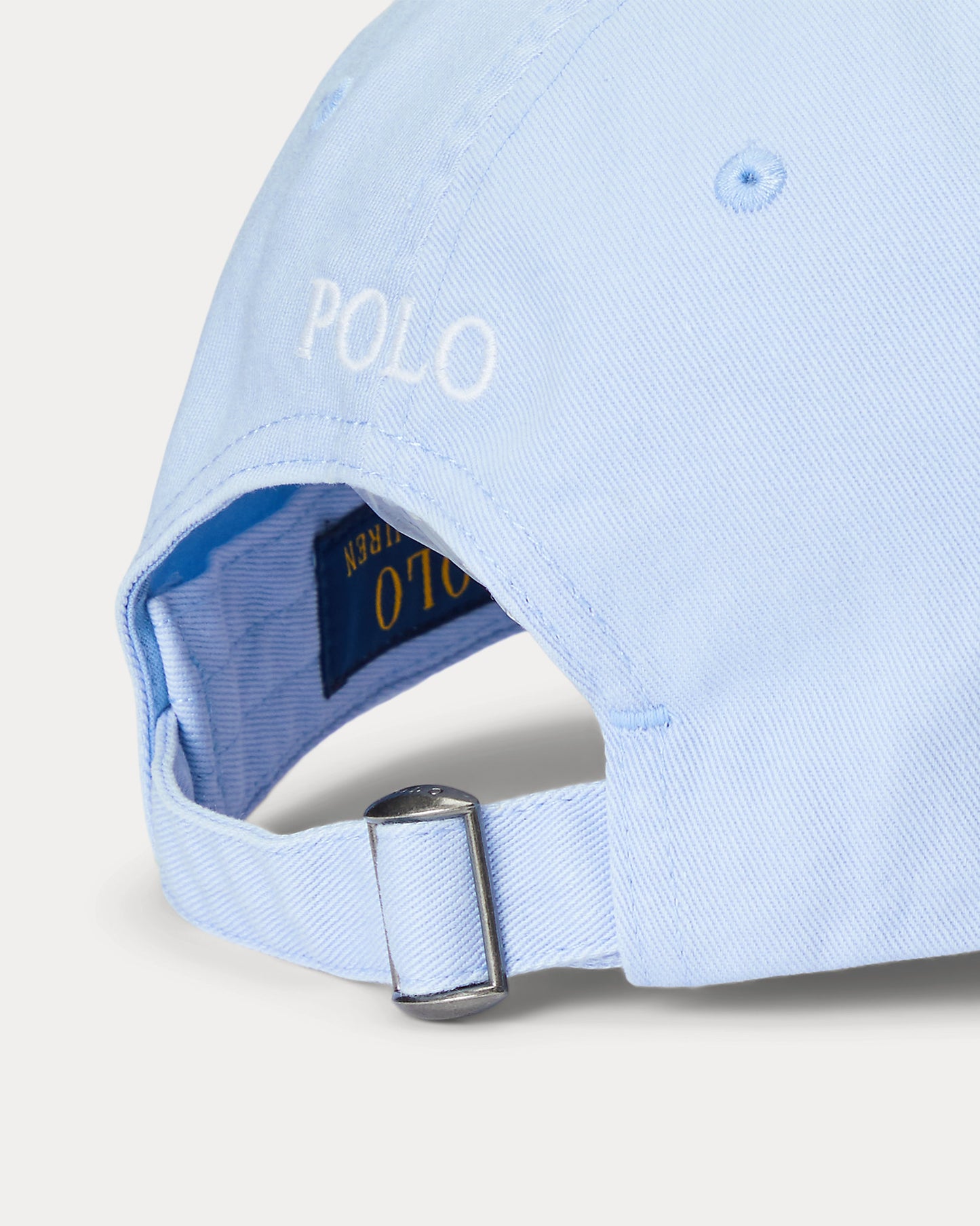 GORRA DE TELA DE CHINO DE ALGODON AZUL
