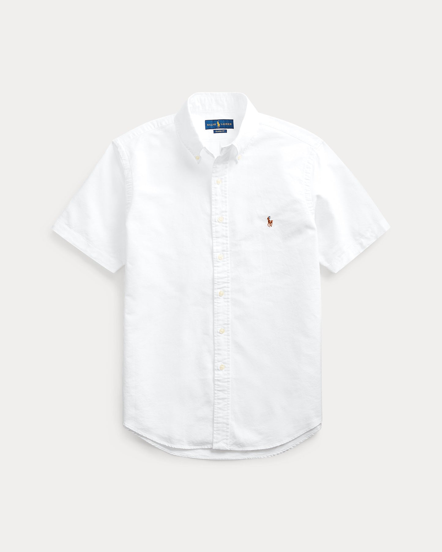 CAMISA CUSTOM FIT EN OXFORD WHITE