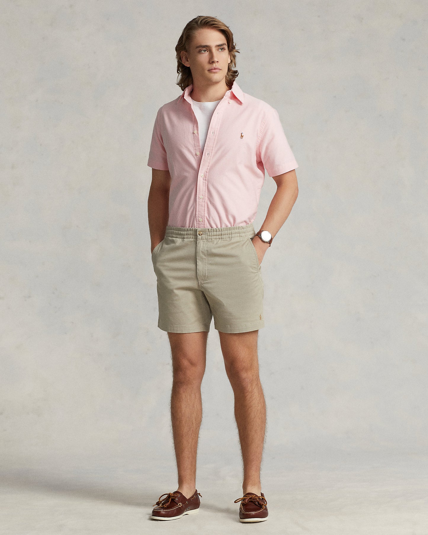CAMISA CUSTOM FIT EN OXFORD NEW ROSE