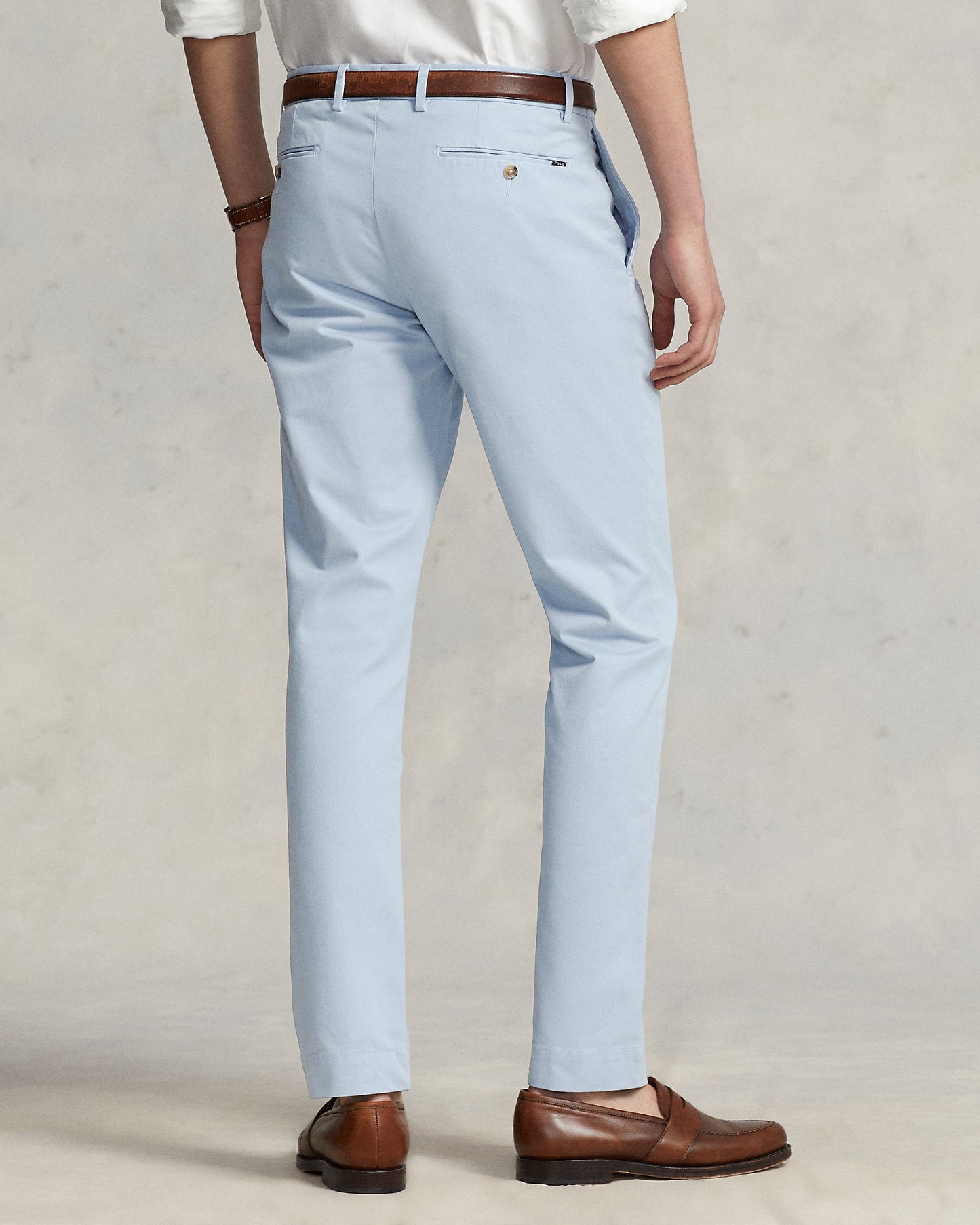 PANTALÓN CHINO SLIM FIT STRETCH AZUL CLARO