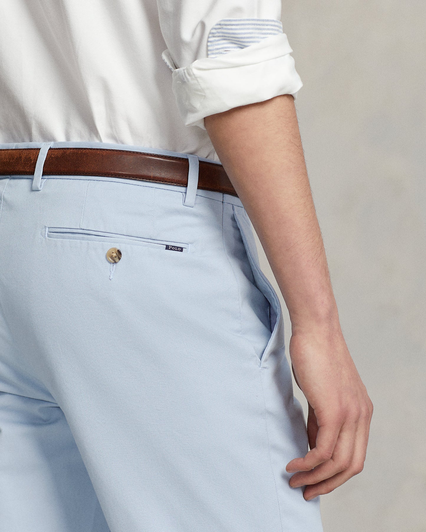 PANTALÓN CHINO SLIM FIT STRETCH AZUL CLARO