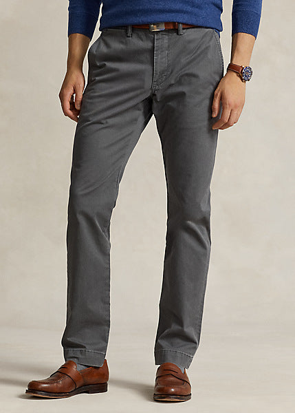 PANTALÓN CHINO SLIM FIT STRETCH GRIS