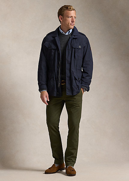 PANTALÓN CHINO SLIM FIT STRETCH VERDE