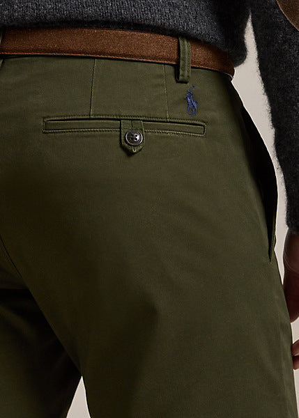 PANTALÓN CHINO SLIM FIT STRETCH VERDE