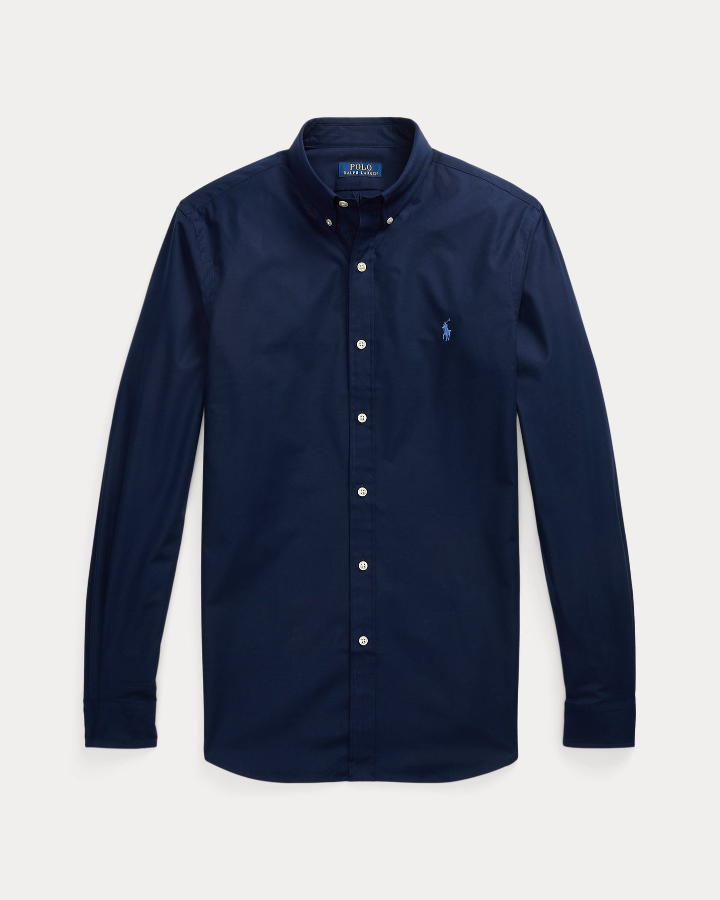 CAMISA SLIM FIT EN POPELINA STRETCH NAVY AZUL
