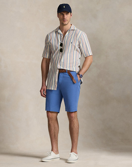 PANTALON CORTO CHINO STRAIGHT FIT NIMES BLUE