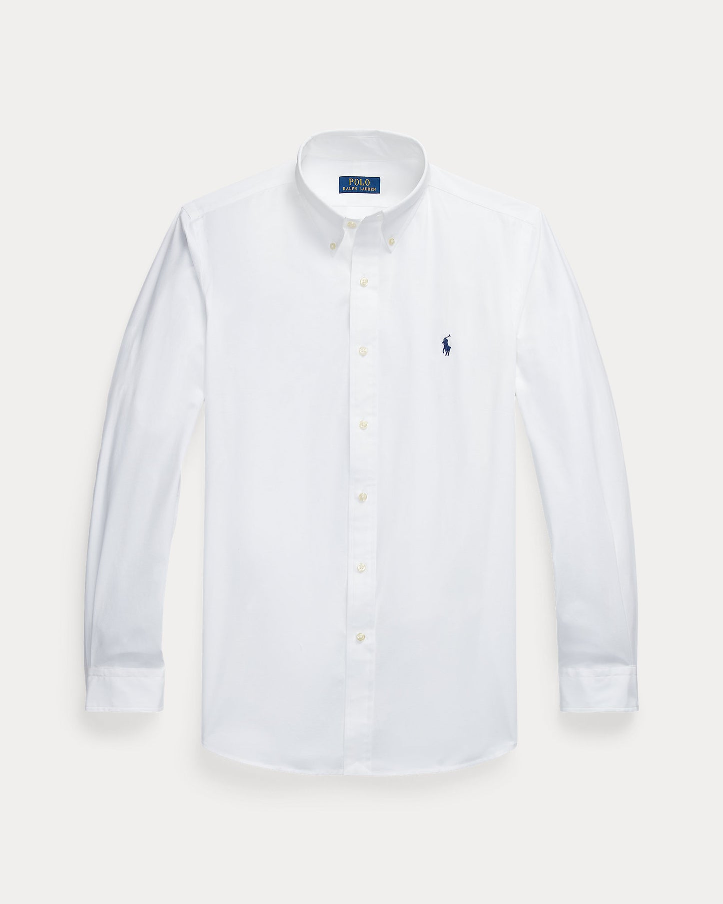 CAMISA CUSTOM FIT EN POPELINA STRECH BLANCO