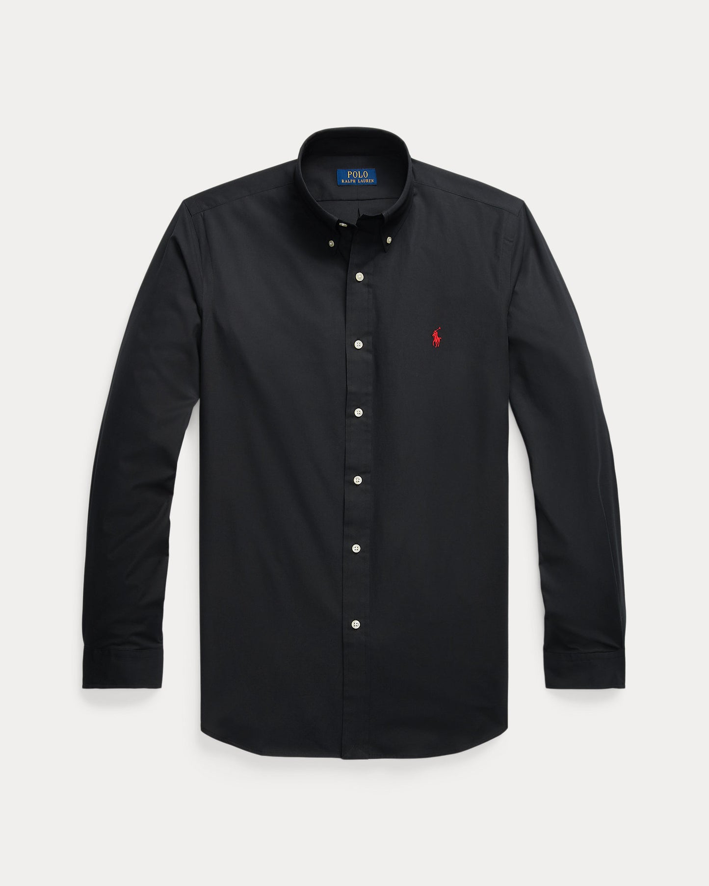 CAMISA CUSTOM FIT POPELINA STRETCH BLACK