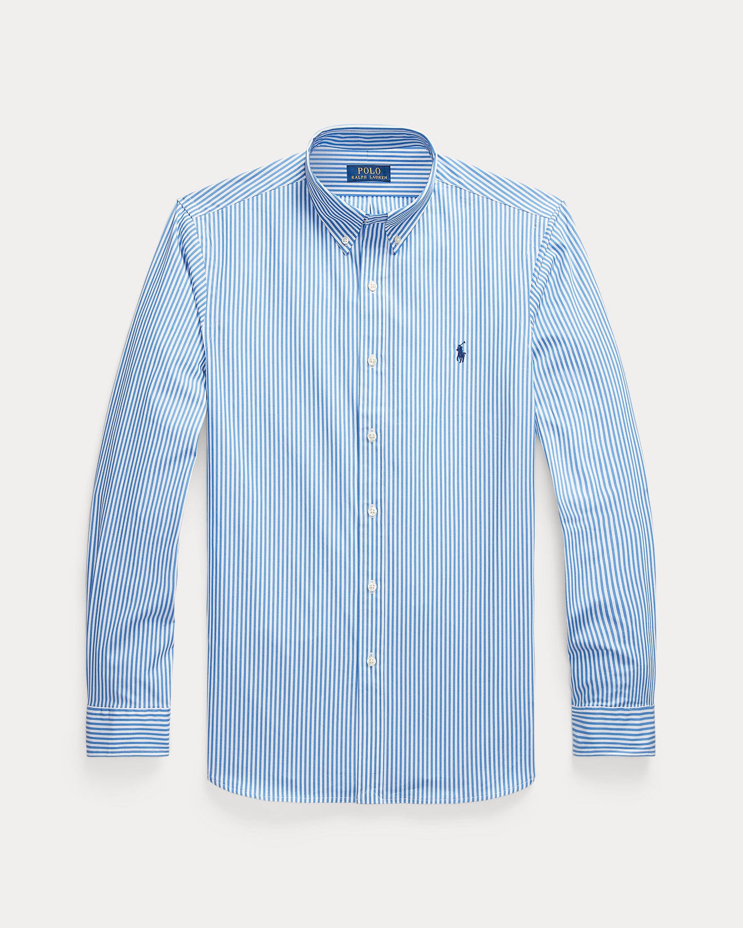 CAMISA CUSTOM FIT EN POPELINA STRETCH CANVAS BLUE