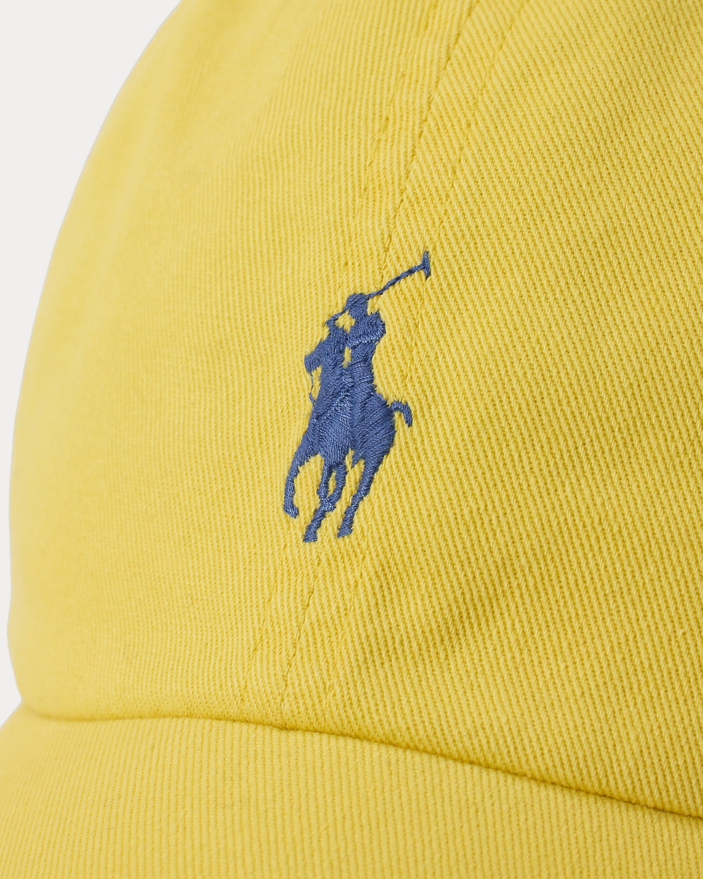 GORRA DE TELA DE CHINO DE ALGODON COLLEGIATE YELLOW