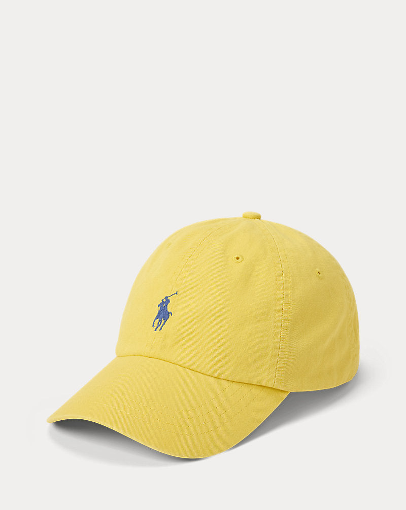 GORRA DE TELA DE CHINO DE ALGODON COLLEGIATE YELLOW