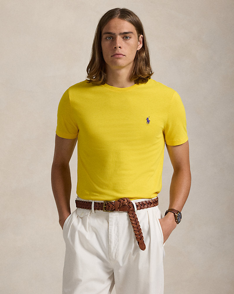 CAMISETA CUSTOM SLIM FIT AMARILLA