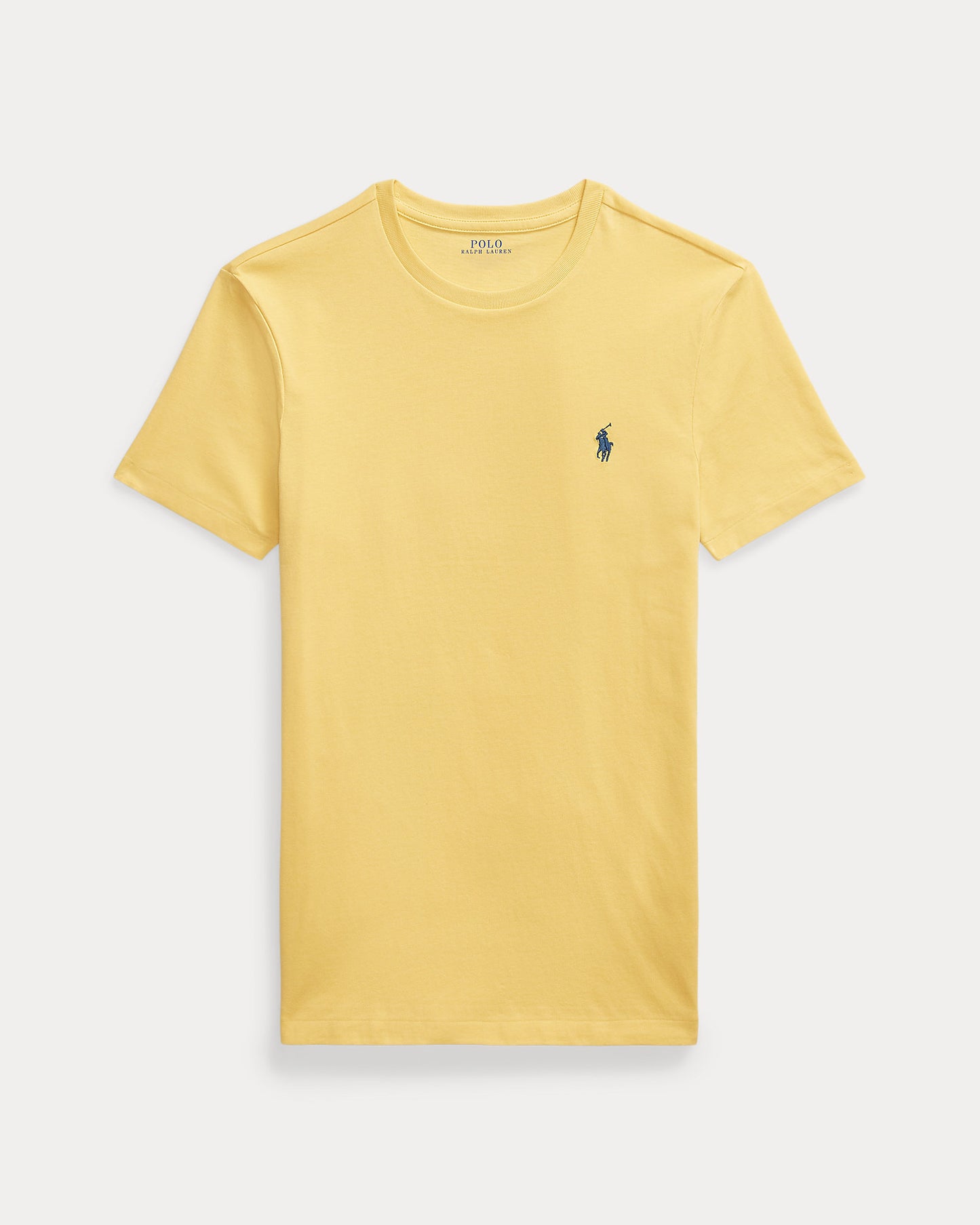 CAMISETA CUSTOM SLIM FIT ALGODON DE PUNTO COLLEGIATE YELLOW