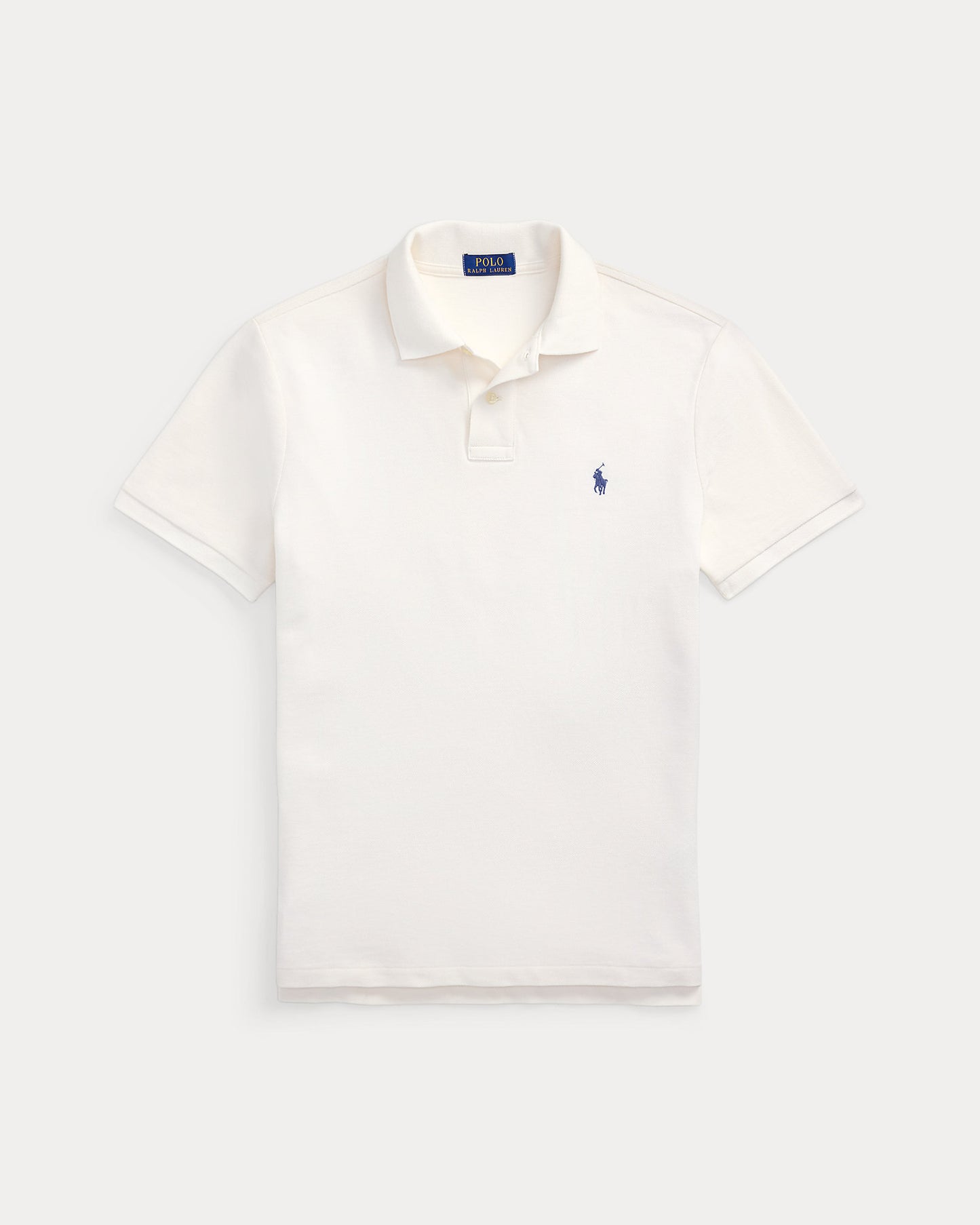 POLO DE PIQUE CUSTOM SLIM PALE CREAM
