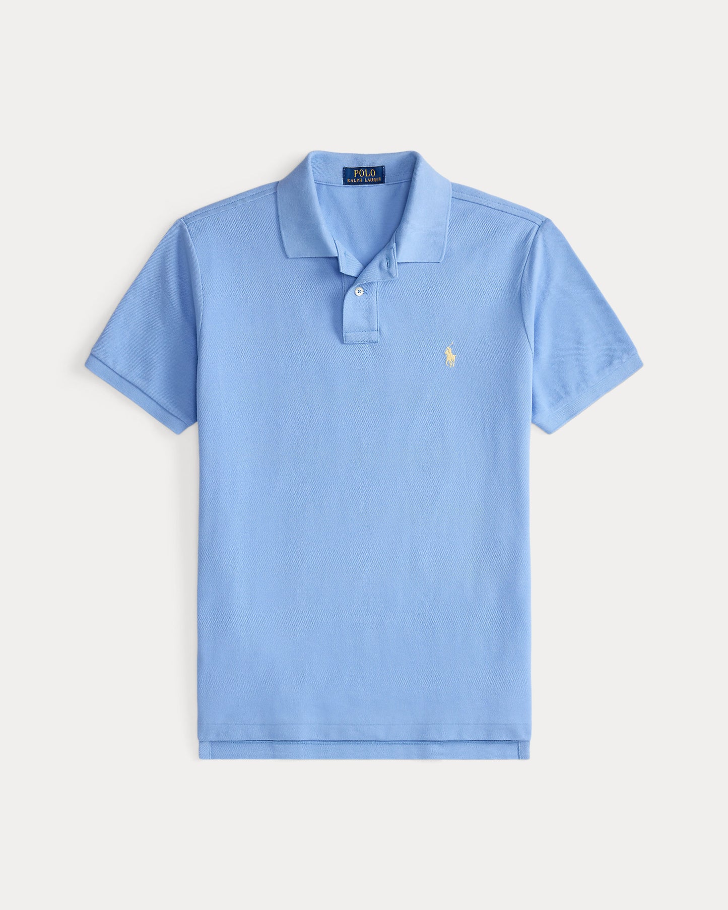 POLO DE PIQUÉ CUSTOM SLIM FIT BRISTOL BLUE