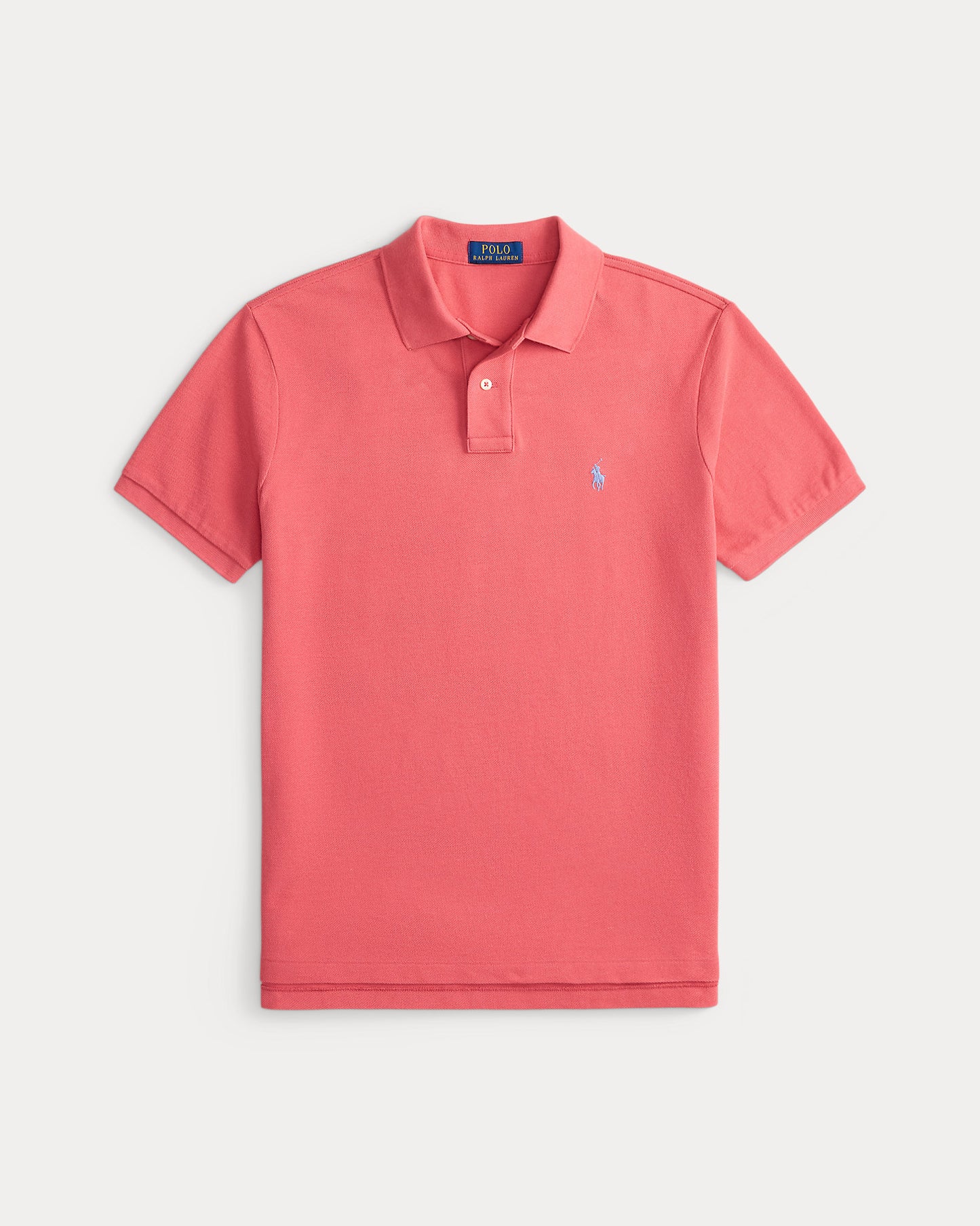 POLO DE PIQUÉ CUSTOM SLIM FIT RED SKY