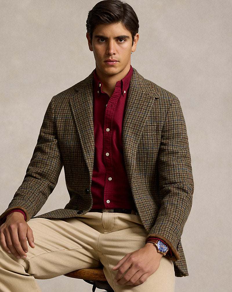 CAMISA CUSTOM FIT GD OXFORD RED CARPET