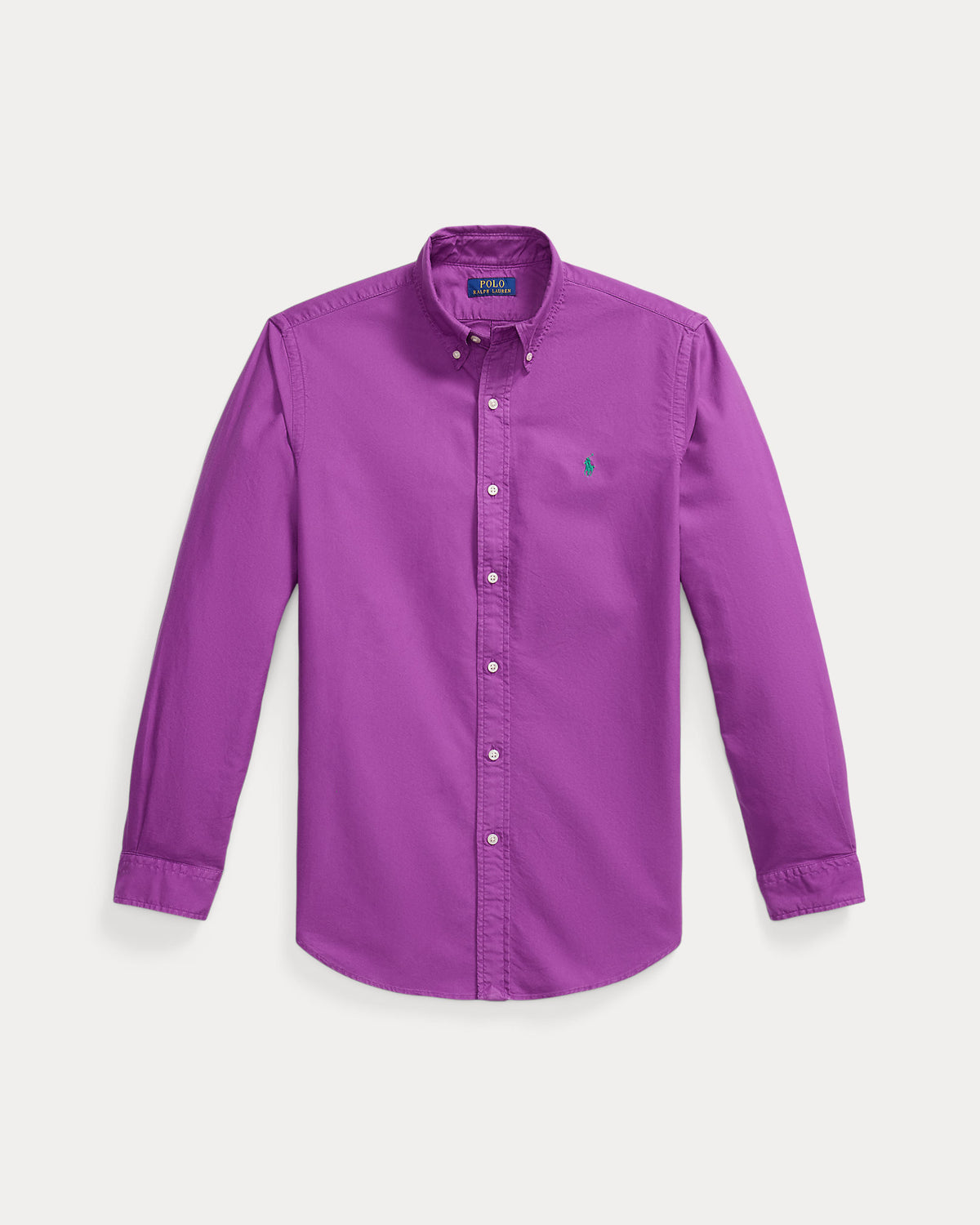 CAMISA OXFORD TEÑIDA CUSTOM FIT PURPLE DAWN