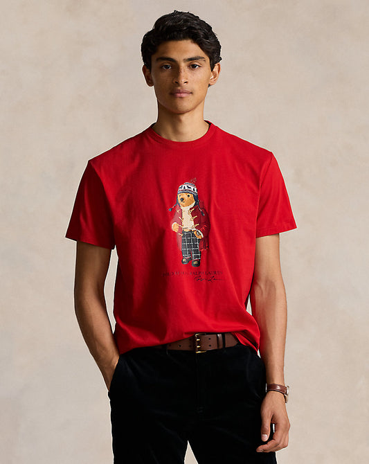 CAMISETA CLASSIC FIT CON POLO BEAR RL RED