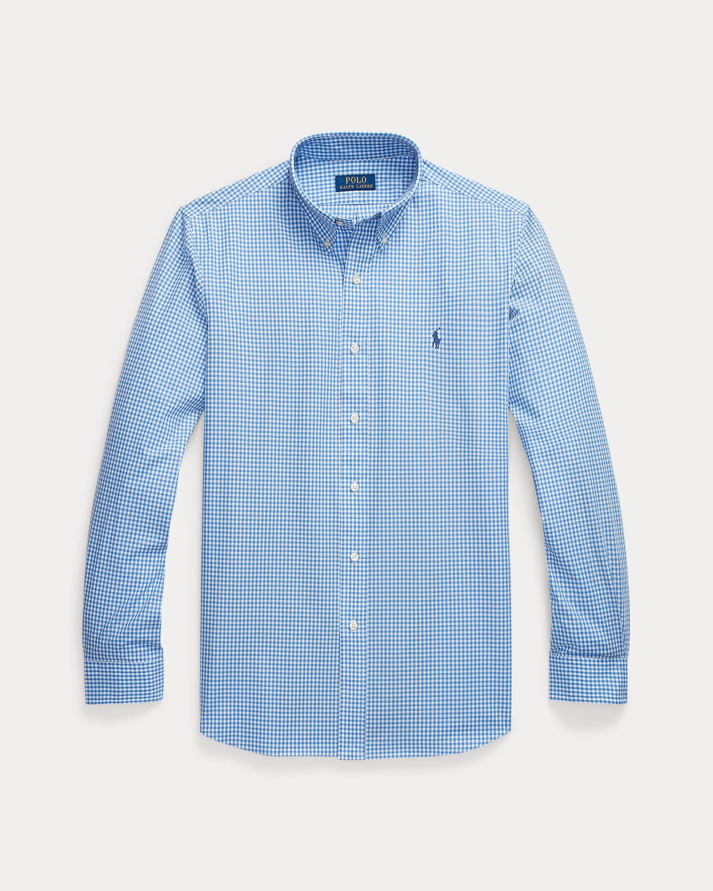 CAMISA CUSTOM FIT POPELINA STRETCH CORE BLUE CHECKED