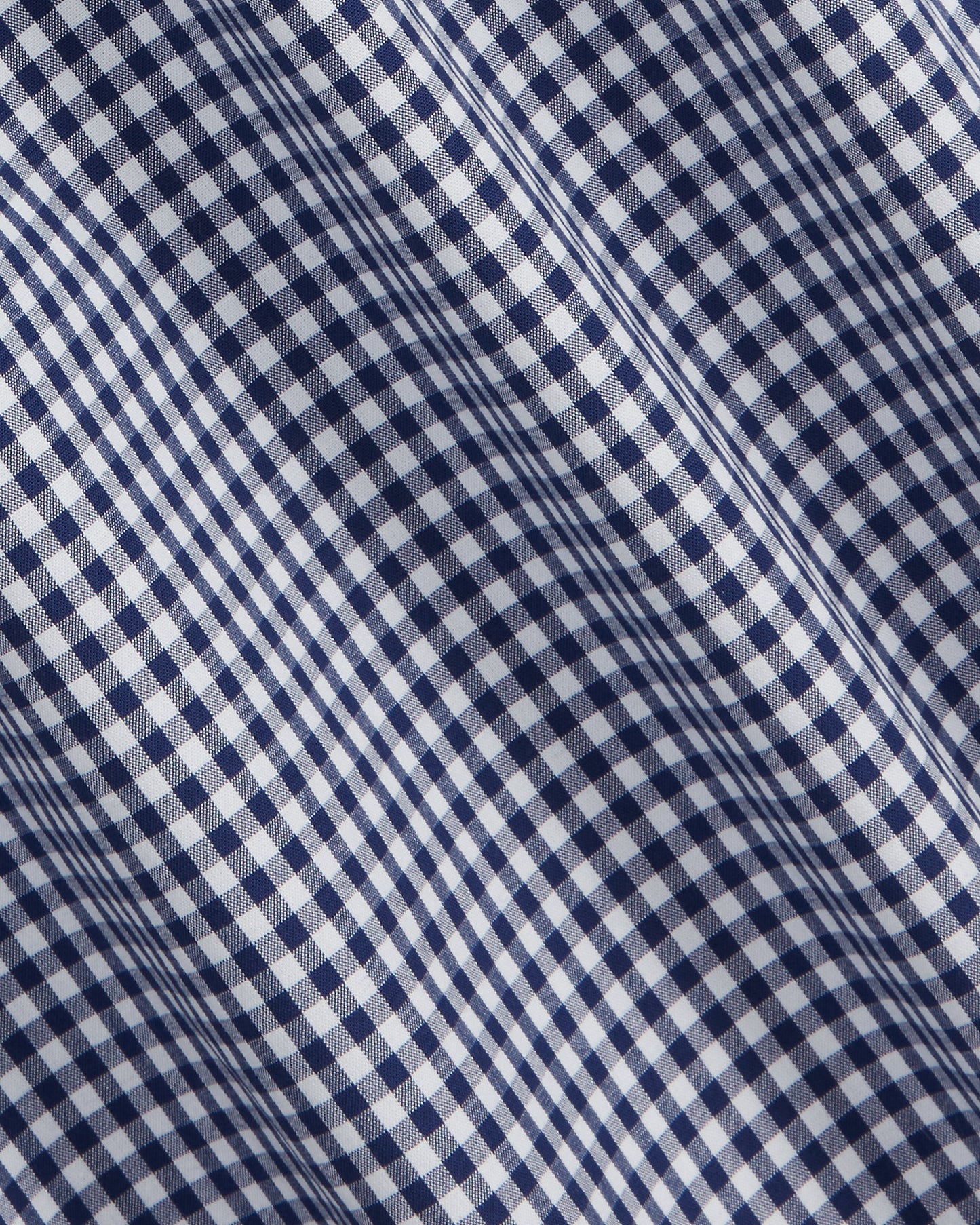 CAMISA EN POPELINA STRETCH CUADROS NAVY