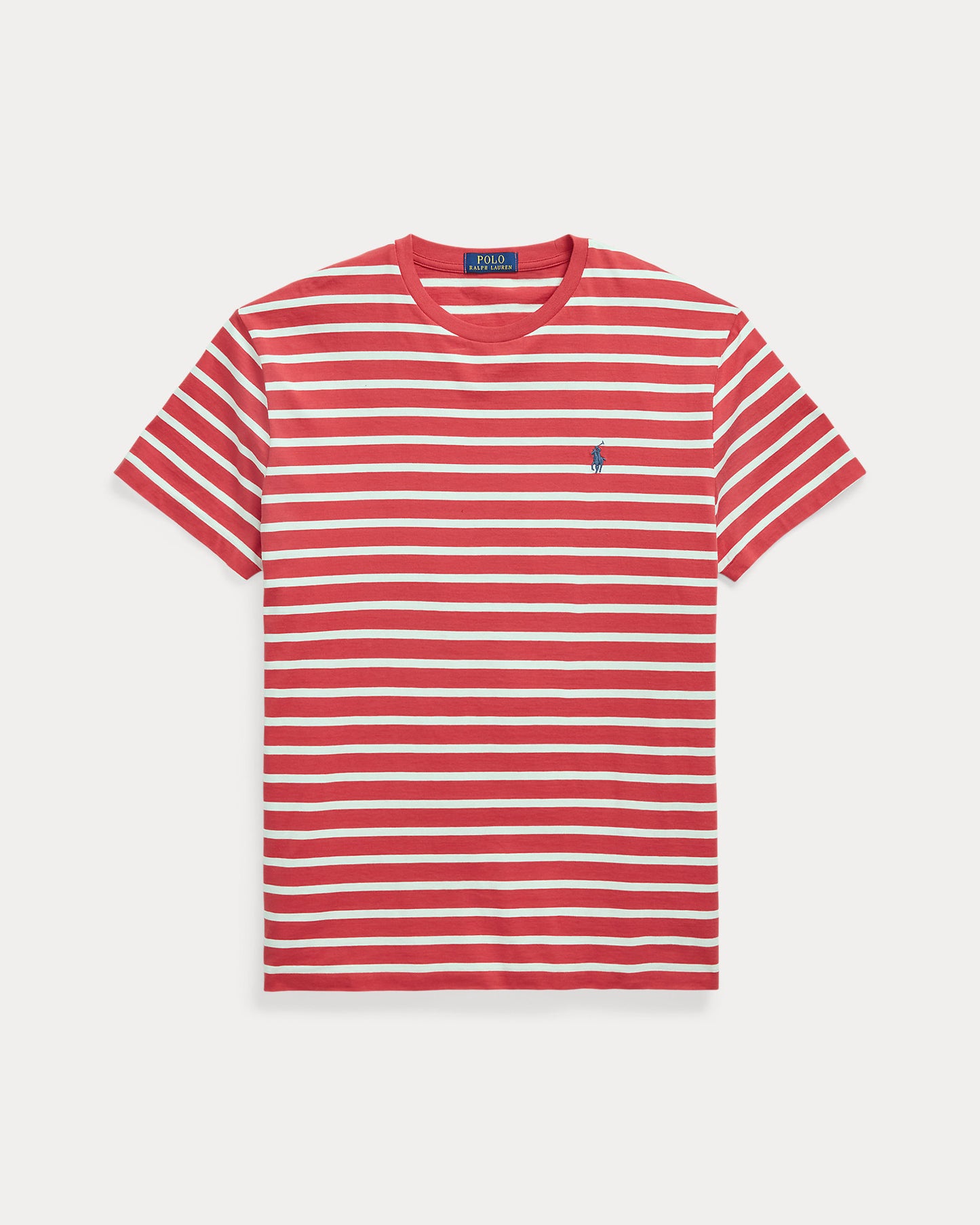 CAMISETA CLASSIC FIT DE ALGODON DE PUNTO A RAYAS
