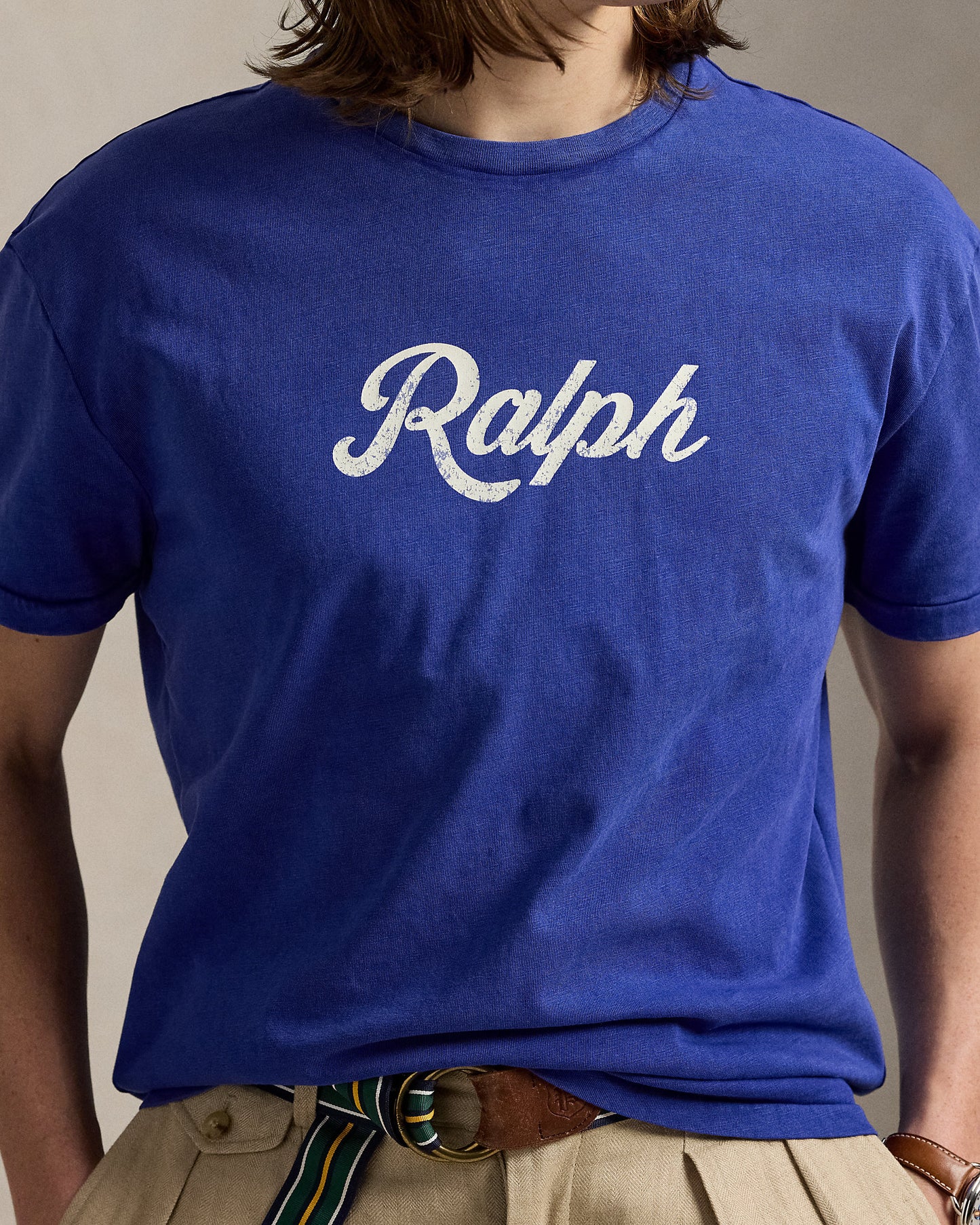 CAMISETA CLASSIC FIT DE ALGODON DE PUNTO CON LOGOTIPO RALPH