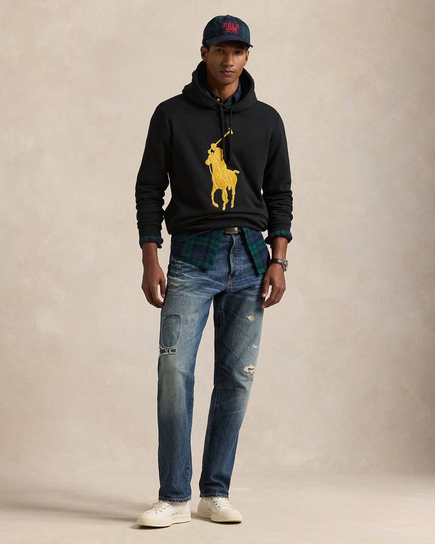 SUDADERA DE FELPA RL CON BIG PONY