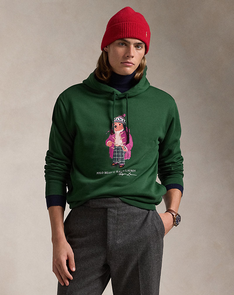 SUDADERA DE FELPA CON POLO BEAR VINTAGE PINE
