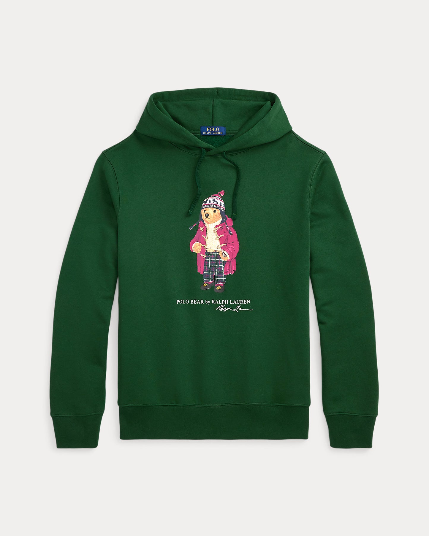 SUDADERA DE FELPA CON POLO BEAR VINTAGE PINE