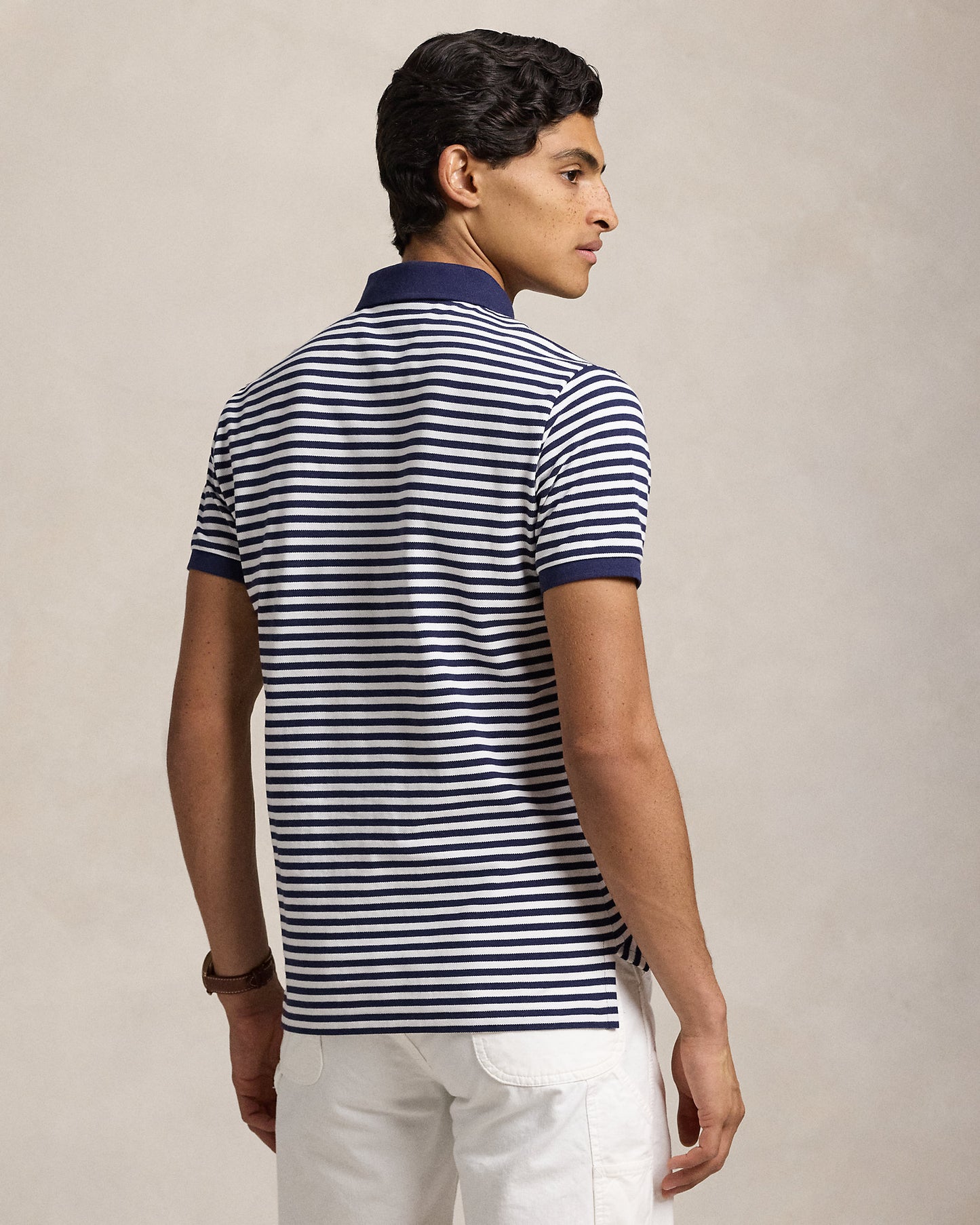 POLO DE PIQUE CUSTOM SLIM DECKWASH NAVY