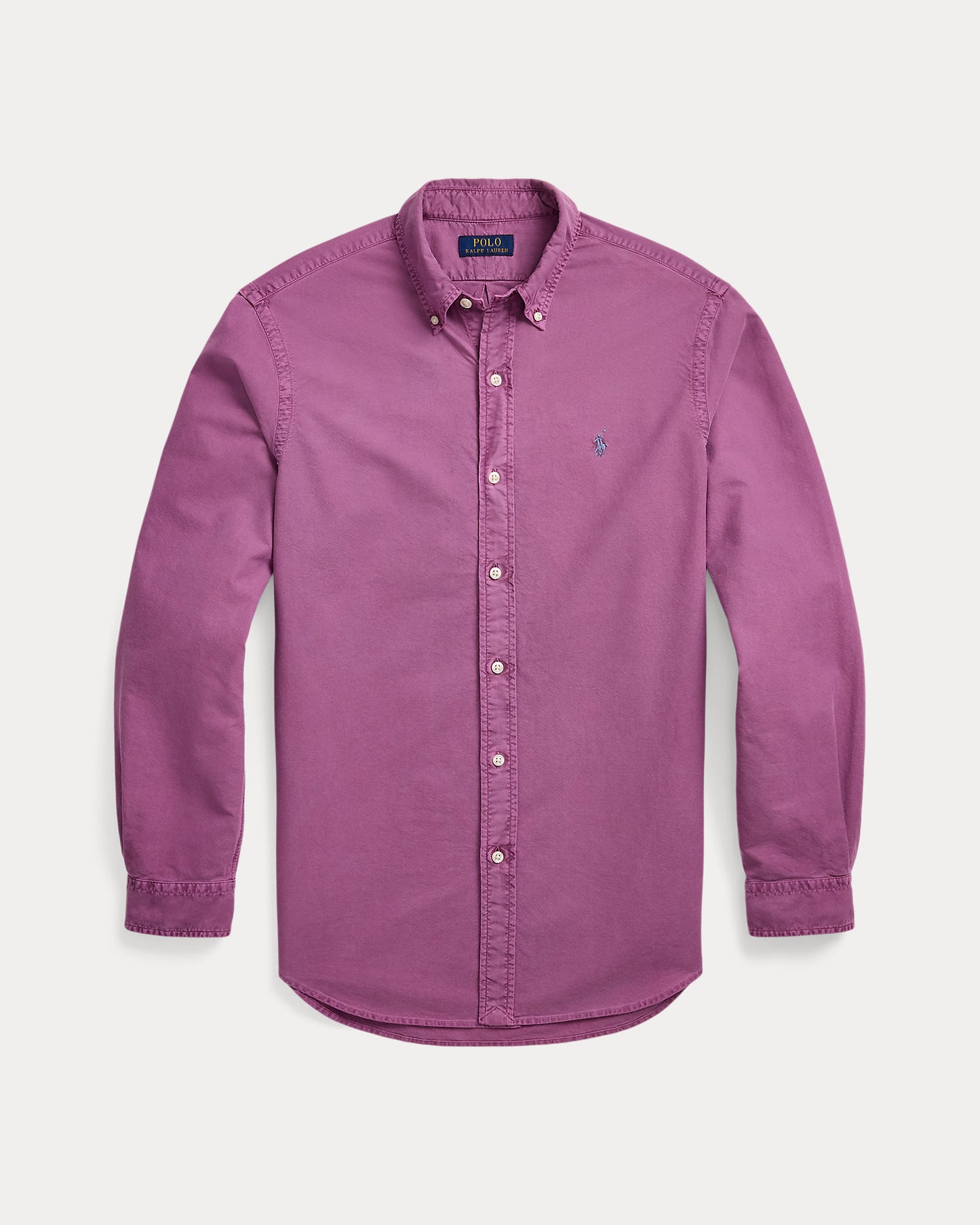 CAMISA OXFORD TEÑIDA EN PRENDA CUSTOM FIT TEA ROSE