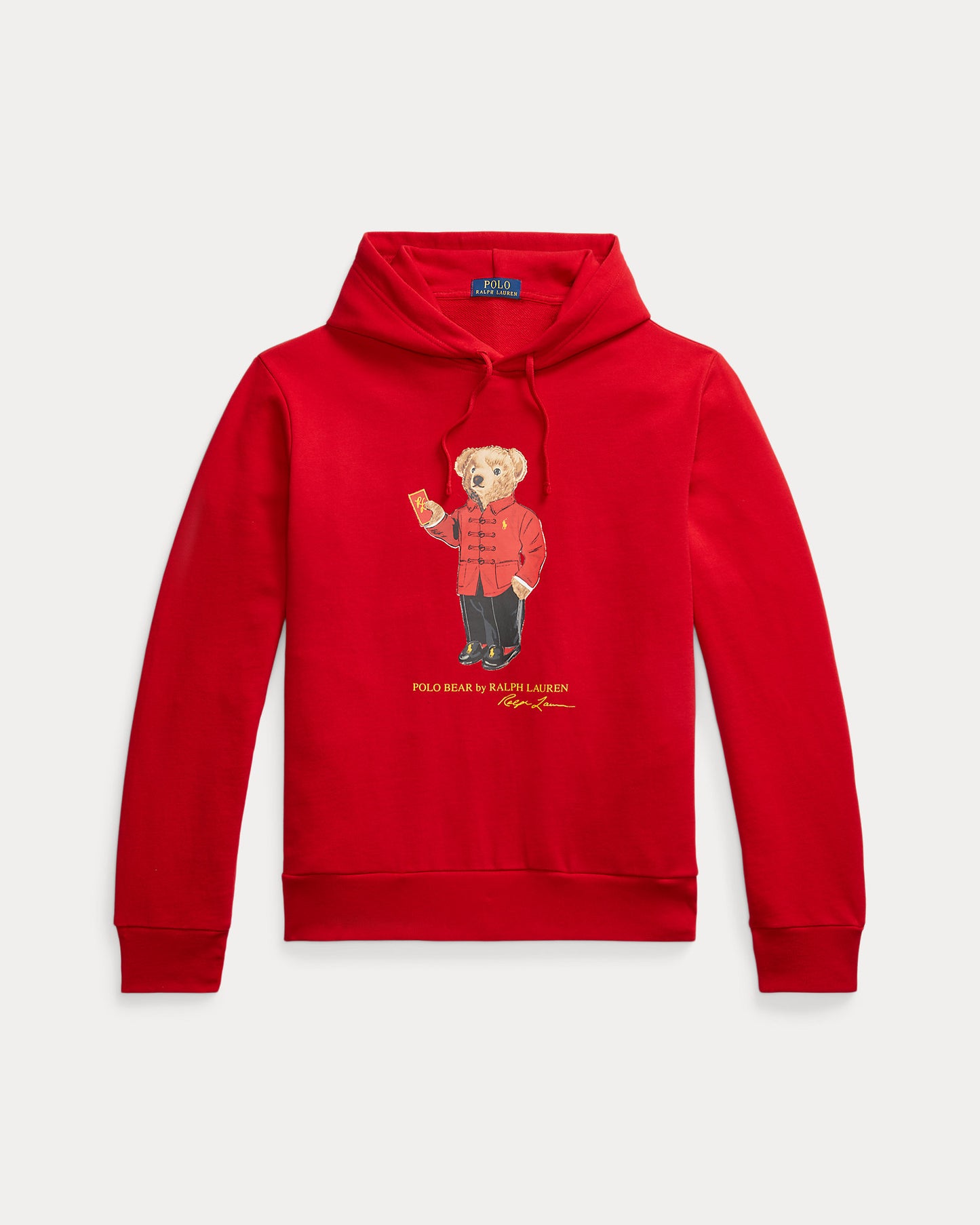 SUDADERA DE FELPA CON POLO BEAR RL RED