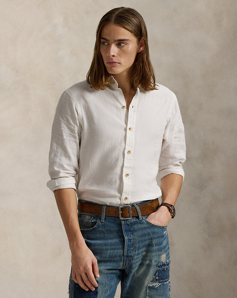 CAMISA CUSTOM FIT DE LINO DECKWASH