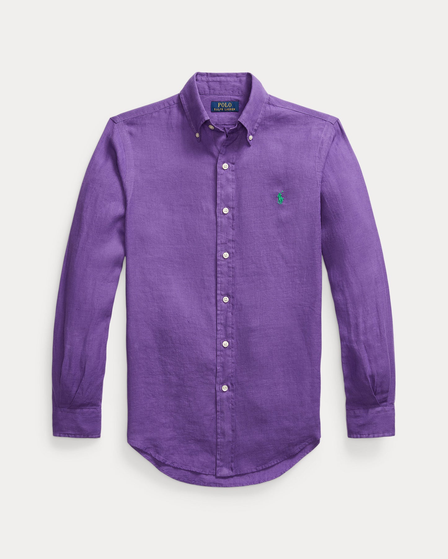CAMISA CUSTOM FIT EN LINO LIGERO LINO DEEP PURPLE
