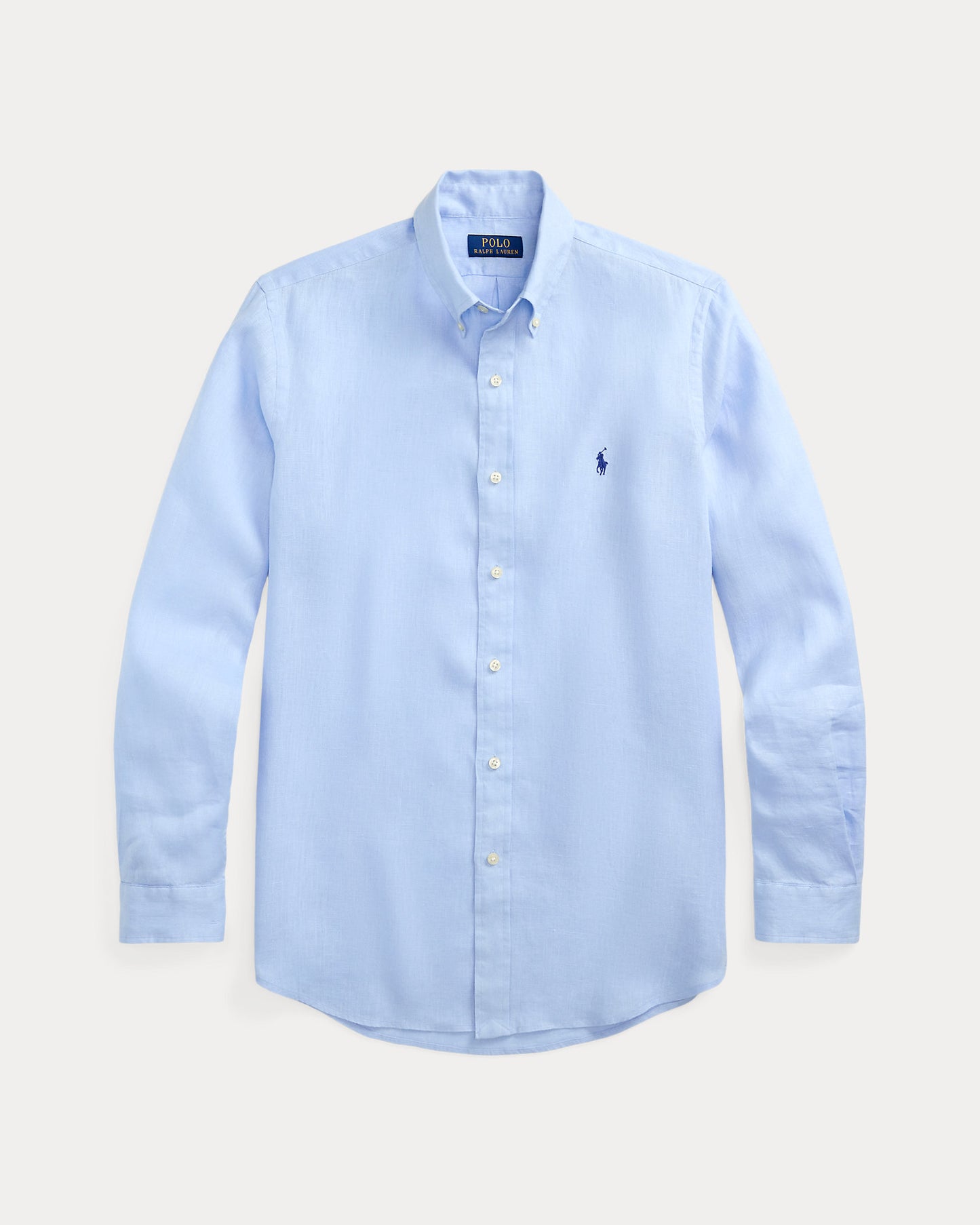 CAMISA CUSTOM FIT DE LINO OFFICE BLUE