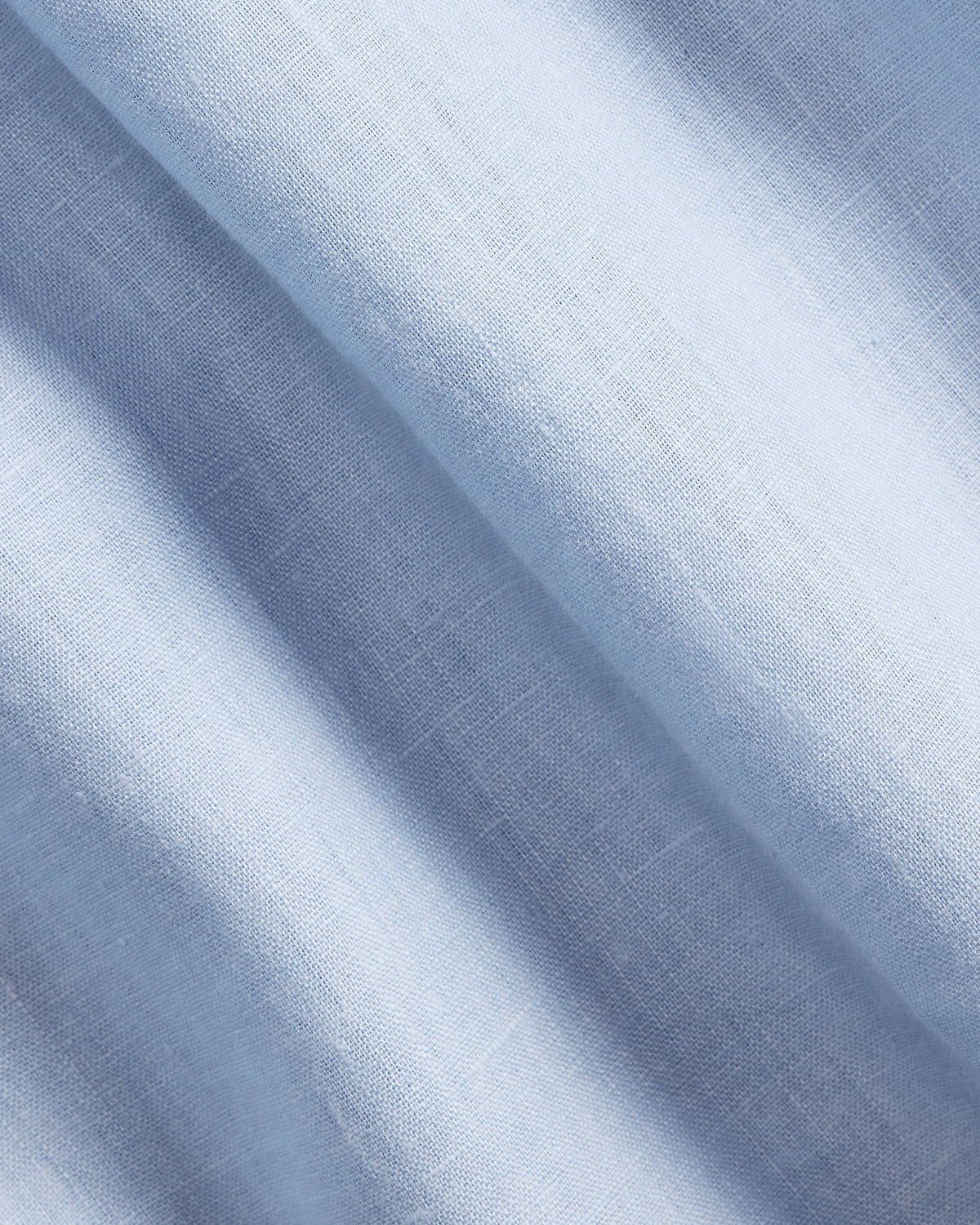 CAMISA CUSTOM FIT MANGA CORTA EN LINO LIGERO OFFICE BLUE