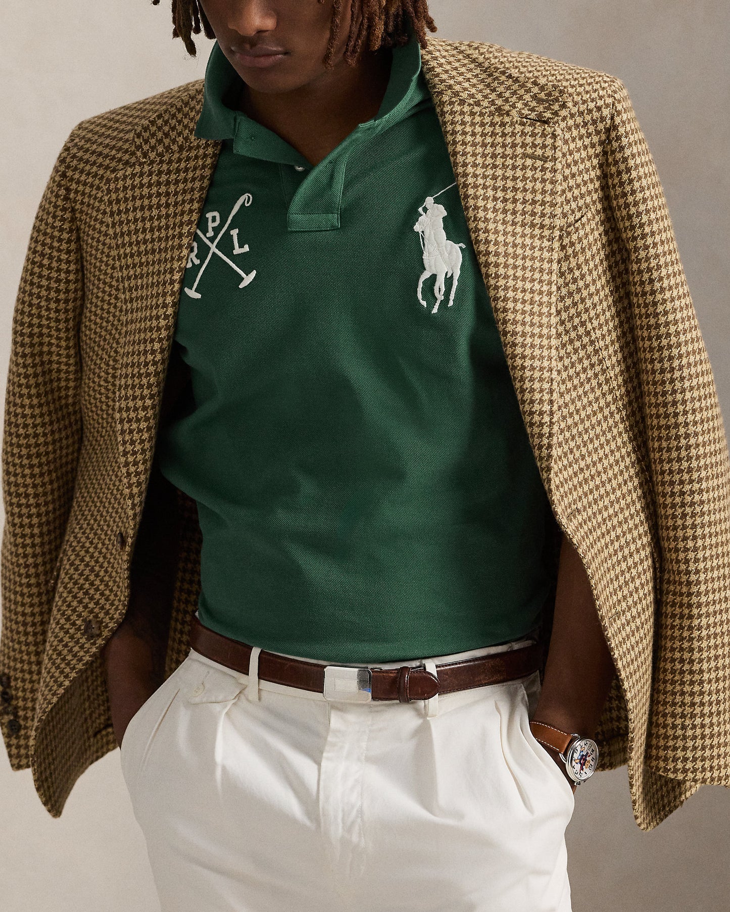 POLO DE PIQUE CUSTOM SLIM FIT CON BIG PONY