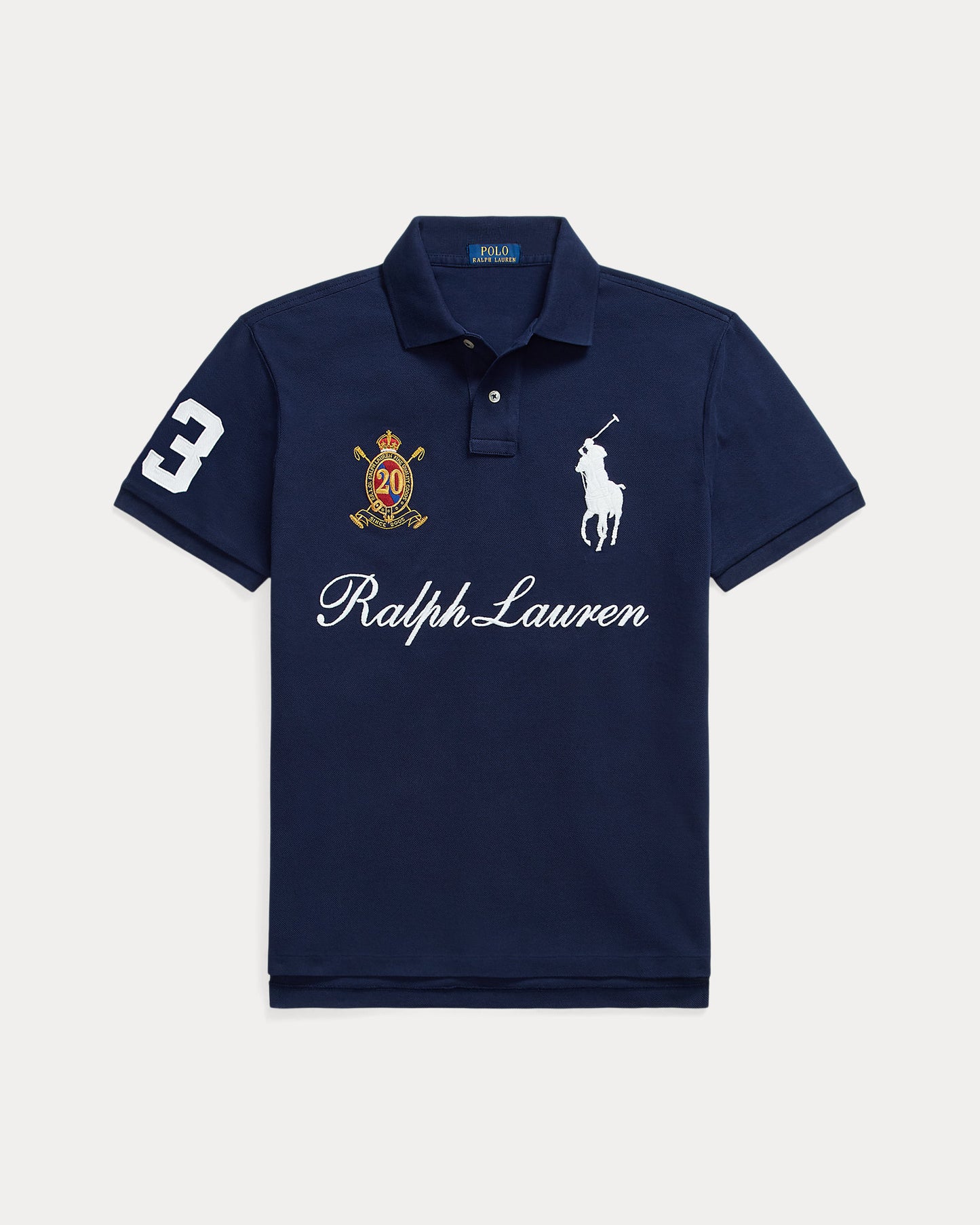 POLO DE PIQUE CUSTOM SLIM 20 ANIVERSARIO DEL BIG PONY CRUISE NAVY