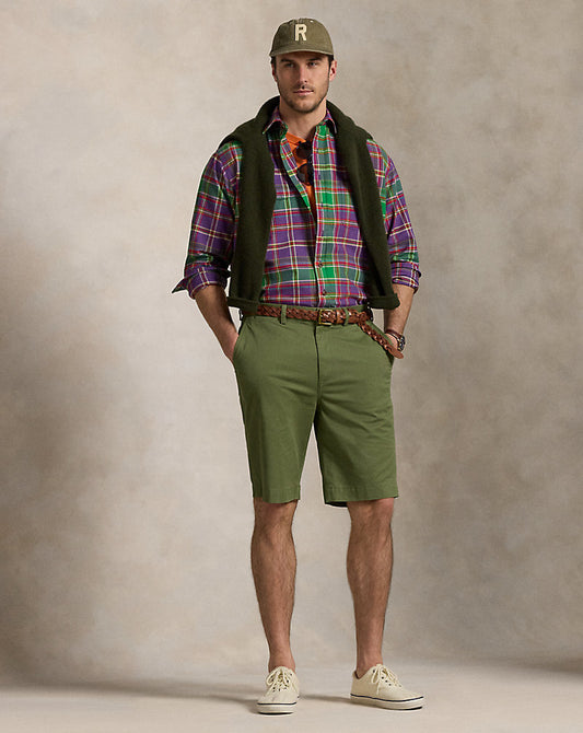 PANTALON CORTO CHINO STRAIGHT FIT GARDEN TRAIL