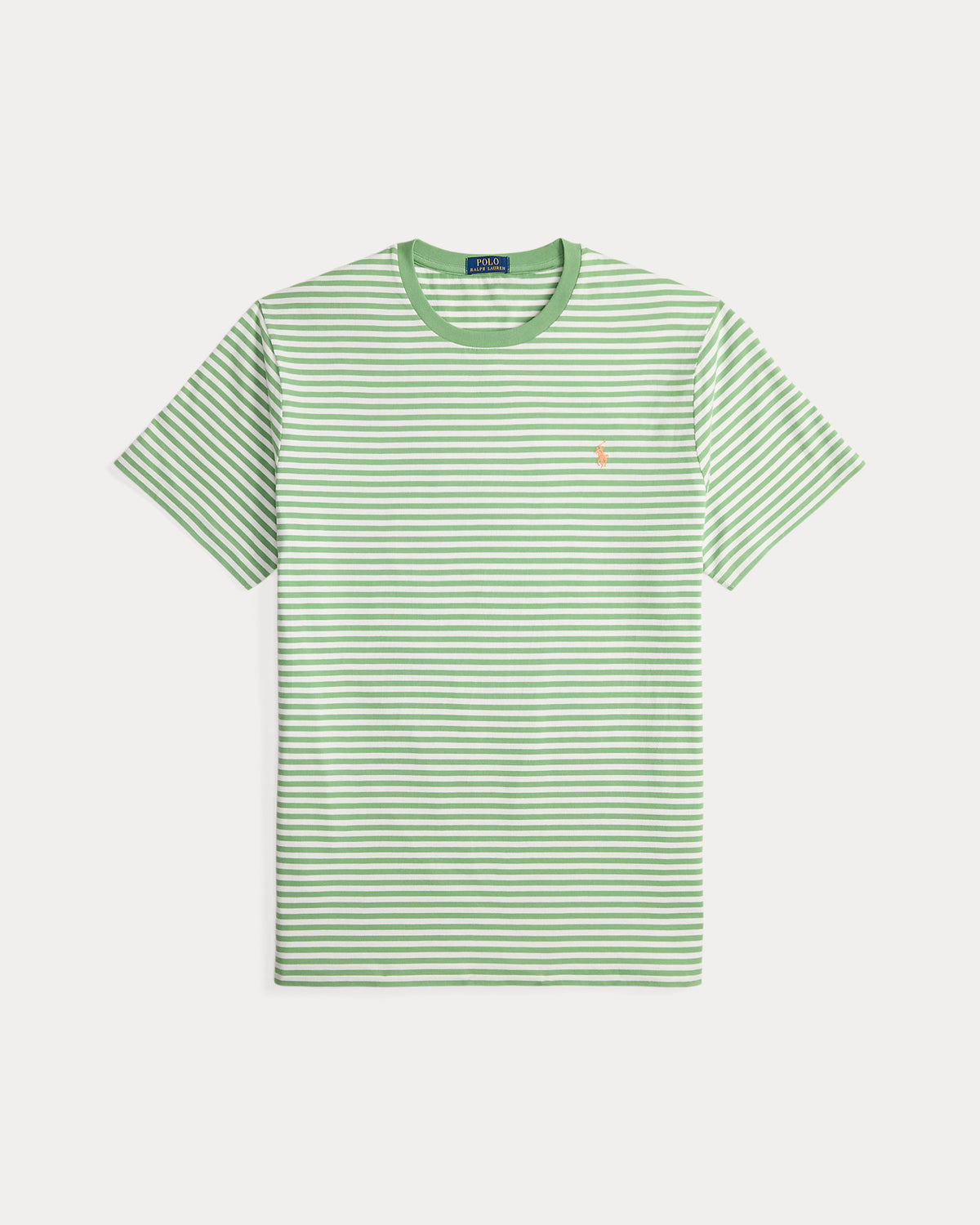 CAMISETA CUSTOM SLIM FIT DE ALGODON DE PUNTO OUTBACK GREEN STRIPED