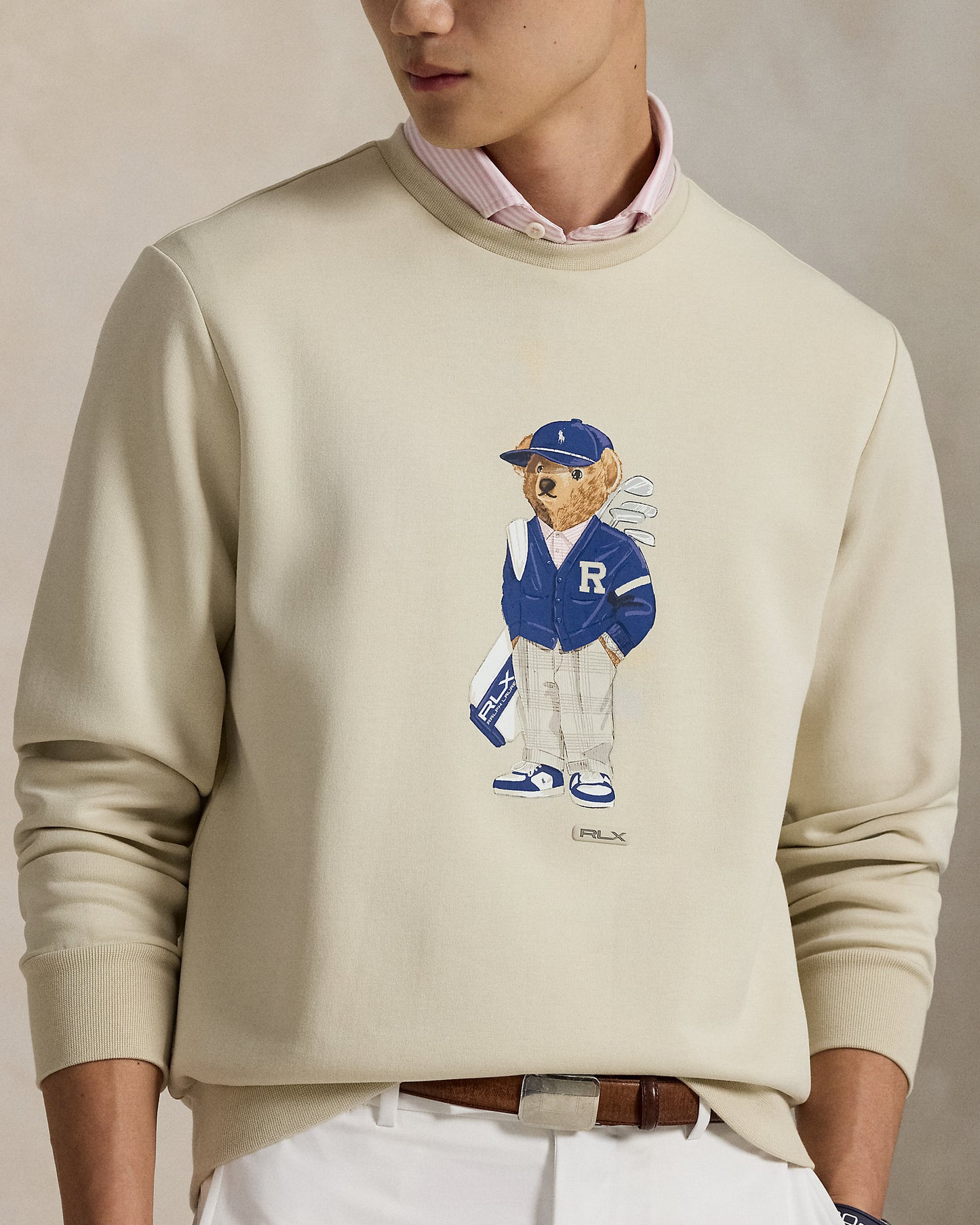 SUDADERA TECNICA DE PUNTO POLO BEAR RLX
