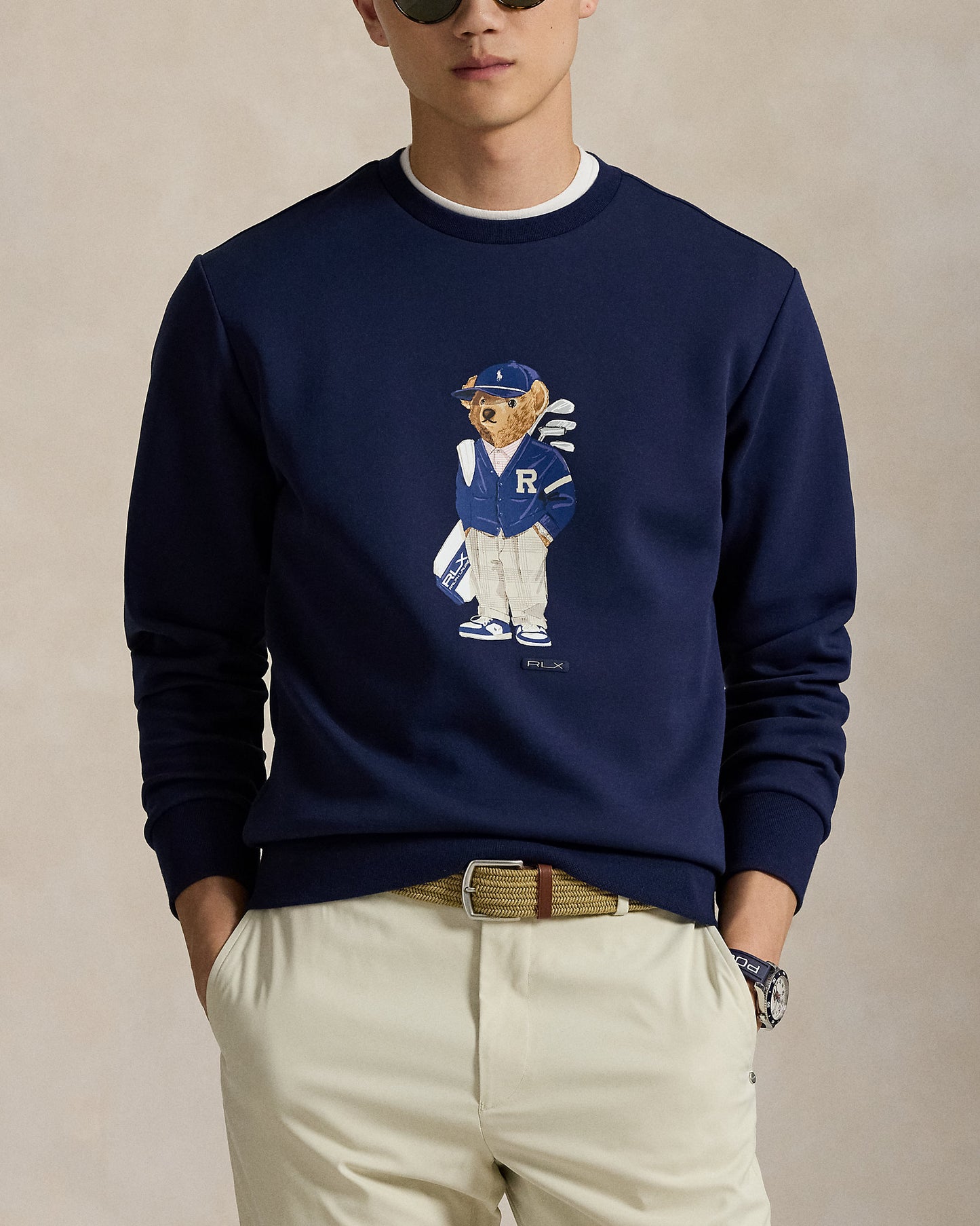 SUDADERA TECNICA DE PUNTO POLO BEAR RLX